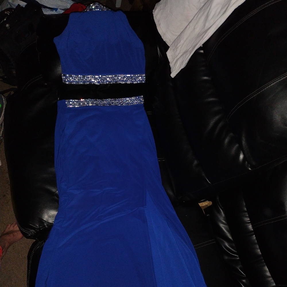 Blue formal Gown